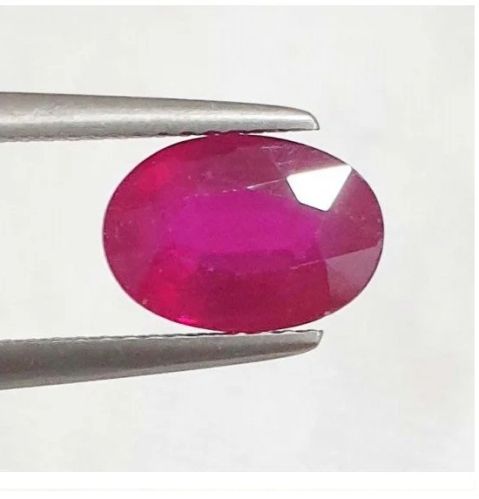 3.05ct 3.25 Ratti Natural Certified Ruby Clean Transparent Quality