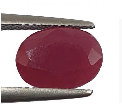 3.75 CT 4.25 Ratti Natural Untreated Certified Ruby Earth Mined