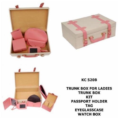 Leather Trunk Box For Ladies, Feature : Quality Tested, Stylish