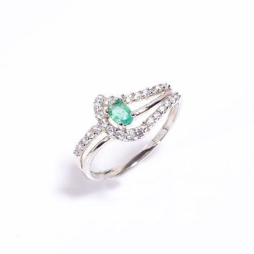 FD-11 Ethnic Cubic Zirconia Ring, Color : Multi