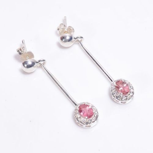 FD-76 Ethnic Cubic Zirconia Earrings, Color : Multi
