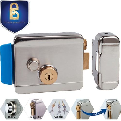 Double Cylinder Remote Control Electric Gate Lock For Access Control