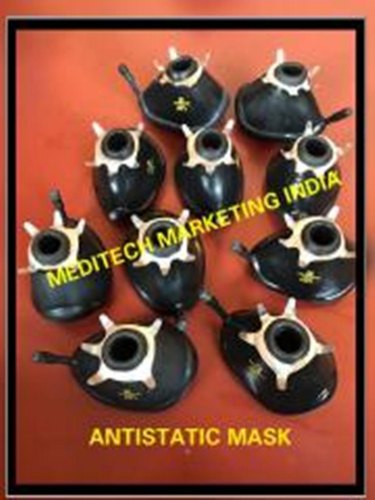 Latex Free Anaesthetic Face Mask, For Clinic, Clinical, Hospital, Color : Green, Black