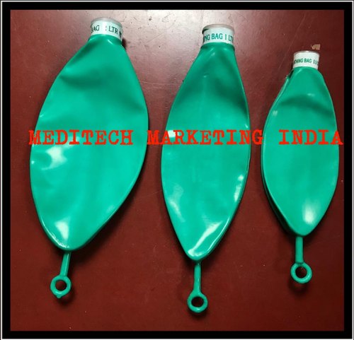 Rubber Rebreathing Bag, For Hospital Use, Capacity : 0-500 Ml, 500-1000 Ml, 3000ML