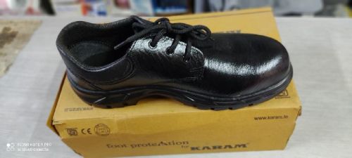Leather Black Industrial Safety Shoe 10, 8, 9, Gender : Male