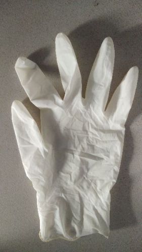 Plain Latex Surgical Gloves, Size : M