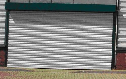 Polished Aluminium Motorized Rolling Shutter, Width : 25-35 Feet