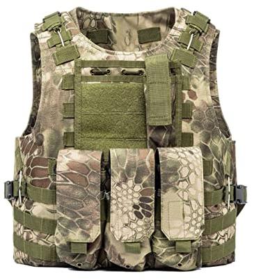 Printed Cotton Tactical Military Vests, Size : Standard