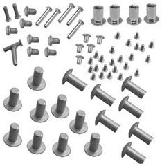 NOBLE BRAND Aluminium Rivets, Size : 3.2 Mm X 10mm