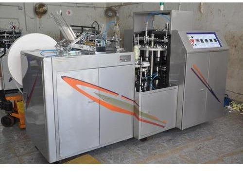 Stainless Steel (Body) Disposable Glass Making Machine, Voltage : 240 V