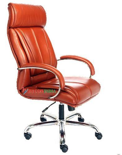 Hycon India Rectangular Polished Metal High Back Executive Chairs, For Office, Style : Modern