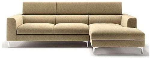 Polished Leather Home Sofa