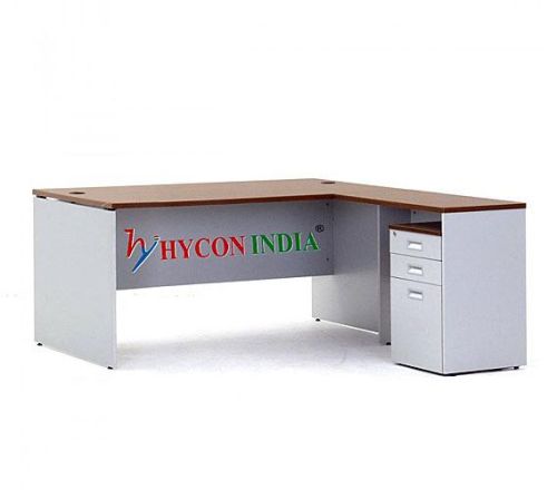 Hycon India Metal Polished Plain Office Tables, Size : Standard