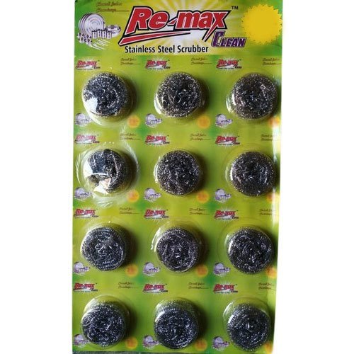 Re-Max Clean Stainless Steel Scrubber, Packaging Type : Packet