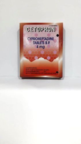 Cetopron Cyproheptadin Tablet BP 4 Mg