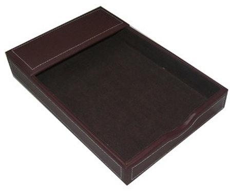 Leather Memo Holder, Shape : Rectangle