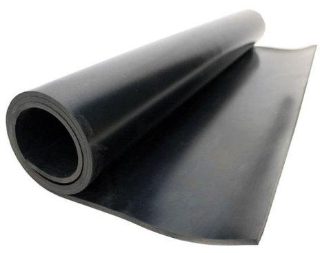 Pain Black Rubber Mat, Size : Standard