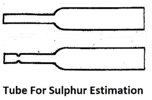 Plain Quartz TUBES FOR SULPHUR ESTIMATION, Size : 20-25mm