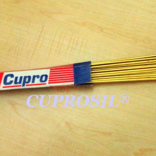 CUPROSIL Brass Brazing Rod, Length : 450mm To 1000mm