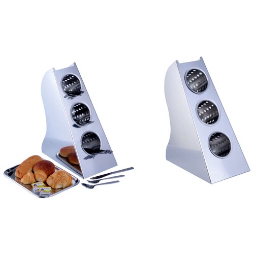 Stainless Steel Cutlery Holder, Size : 11.5 Cm