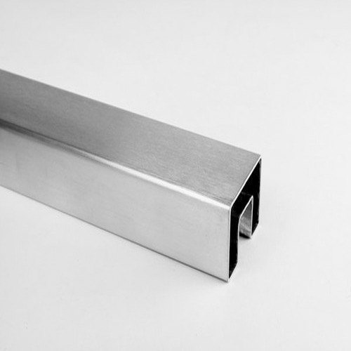 Stainless Steel Stainless Steel 304 Grade Slotted Pipe, Shape : Square