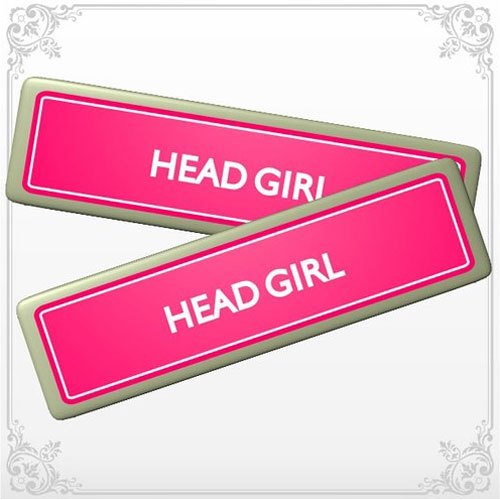 Sri Guru Rectangle Plastic Head Girl Name Badge, Pattern : Printed