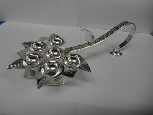 Brass Silver Pooja Diya