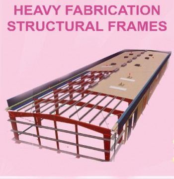 Painted Mild Steel Structural Frames, For Large Roofs, Industrial, Size : Customized