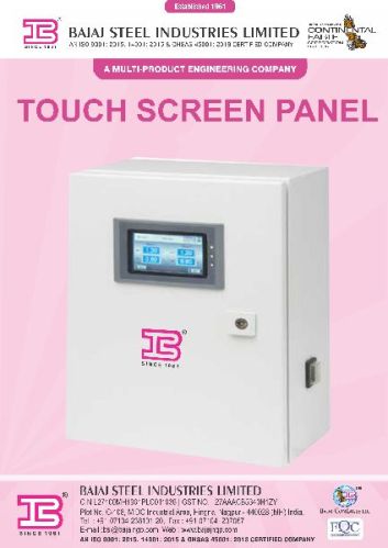 Metal Touch Screens Panel, Color : Silver for Industrial