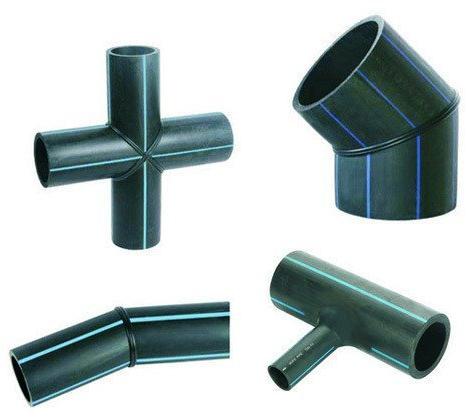 Polished HDPE Pipe Fittings, Shape : Round