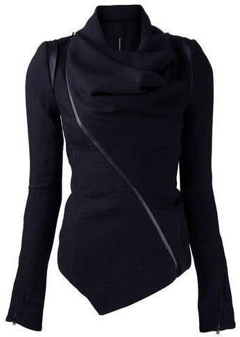 Cotton Organic Ladies Zipper Jacket, Size : S-XXL