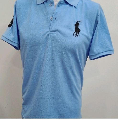 Collar Neck Cotton Polo T Shirts, For Sports Wear, Casual, Home, Size : XL, XXL, XXXL