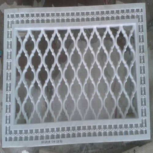 Polished Marble Jali Carving Design, For Decoration, Temple Decoration, Feature : Dust Proof, Fine Finishing