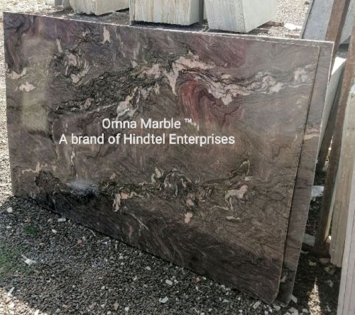 Non Polished Dark Fantasy Floor Marble, For Flooring Use, Kitchen Top, Countertop, Stairs, Feature : Attractive Design