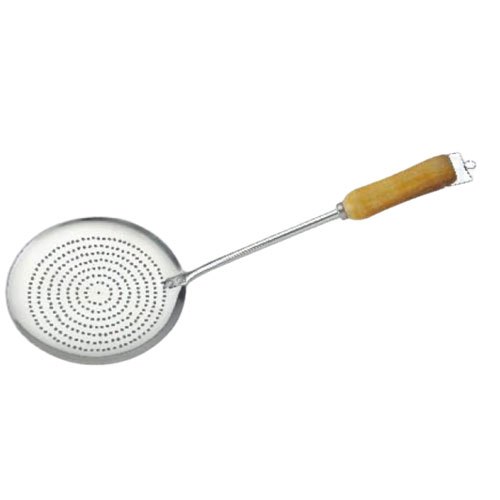 Polished Stainless Steel H-05 Kitchen Skimmer, For Home, Hotels Restaurant, Style : Mesh