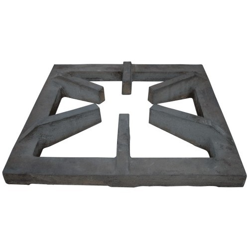 Sarna Agencies Cast Iron Square Pan Support, Color : Black