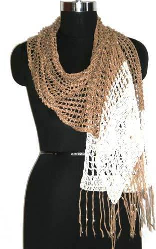 Pure Cotton Stoles, Size : 35 Cm X 150 Cm + Fringe