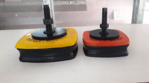 Power Coated Antivibration Rubber Mounting, Length : 100-200 Mm