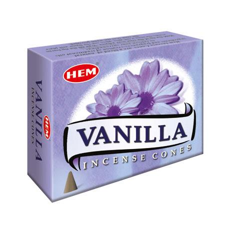 Vanilla Incense Cones, Color : Black