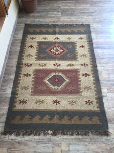 Eco Friendly Jute Kilim Rug, Size : 4x6