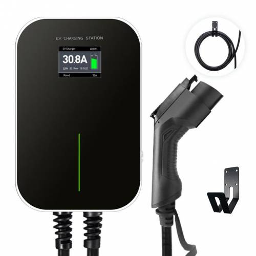 JT AC EV Charging Station 32 AMP Single Phase 7kw Type 2 With Wifi, ISO 17409 and IEC 61851, IP66, C