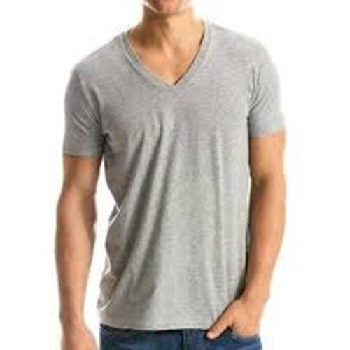 Cotton Mens V-Neck T-Shirt, Size : L, XL