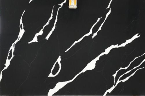 Bush Hammered Nero White Quartz Stone, Color : Multicolors