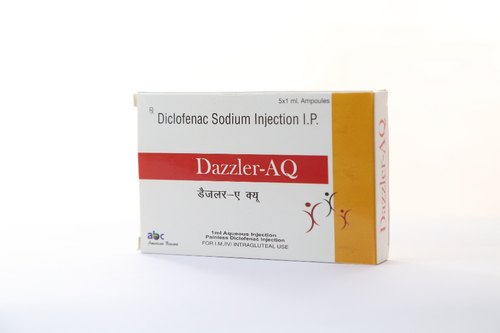 Dazzler-AQ Diclofenac Sodium Injection IP, Packaging Type : Box