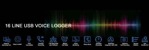 Share Brokers and Banks Voice Logger, Color : Black