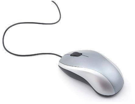 Plastic Wired Computer Mouse