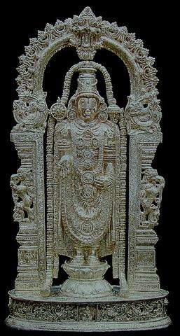 Aluminium Silver Balaji Idol, Packaging Type : Box