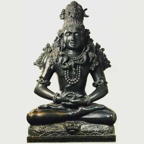 Natesan's Arts Stone Shiva Statue, Color : Grey
