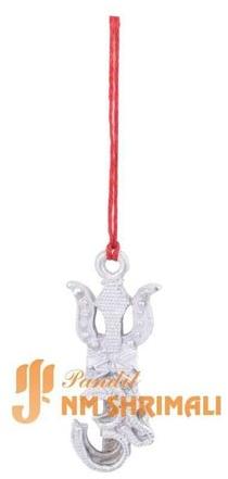 Parad Silver Shiv Pendant, Size : 50gm To Above