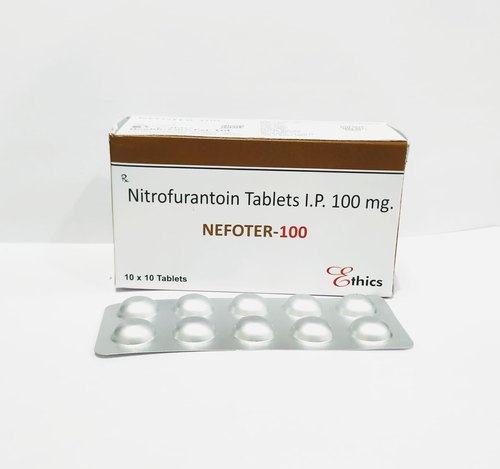 Nitrofurantoin Tablet, Packaging Type : Strips